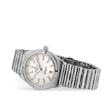 Breitling Chronomat 32 Diamonds White Dial Silver Steel Strap Watch for Women - A77310591A1A1