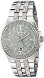 Bulova Crystal Pave Silver Dial Silver Steel Strap Watch for Men - 96B235