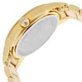 Bulova Multi Function Gold Dial Gold Steel Strap Watch for Women - 97N102