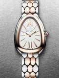 Bvlgari Serpenti Seduttori White Dial Two Tone Steel Strap Watch for Women - SERPENTI103277