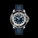 Breitling Superocean Automatic 44 Blue Dial Blue Rubber Strap Watch for Men - A17376211C1S1