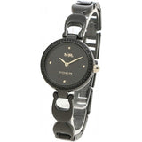 Coach Park Black Swarovski Dial Black Steel Strap Watch for Women - 14503564