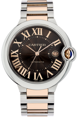 Cartier Ballon Bleu de Cartier Brown Dial Two Tone Steel Strap