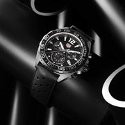 Tag Heuer Formula 1 Black Dial Black Leather Strap Watch for Men - CAZ1010.FT8024