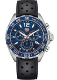 Tag Heuer Formula 1 Jam Tangan Tali Karet Hitam Dial Biru untuk Pria - CAZ1014.FT8024
