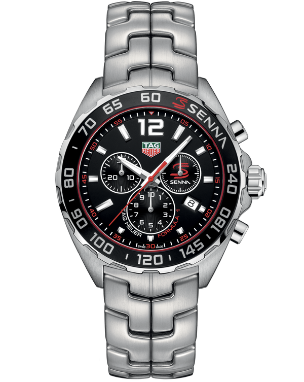 Tag Heuer Senna Black Dial Watch for Men - CAZ1015.BA0883