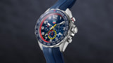 Tag Heuer Formula 1 Red Bull Racing Chronograph Blue Dial Blue Rubber Strap Watch for Men - CAZ101AL.FT8052