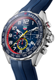 Tag Heuer Formula 1 Red Bull Racing Chronograph Blue Dial Blue Rubber Strap Watch for Men - CAZ101AL.FT8052