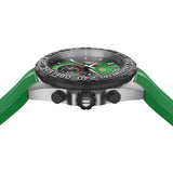 Tag Heuer Formula 1 Chronograph 41mm Green Dial Green Rubber Strap Watch for Men - CAZ101AP.FT8056