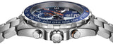 Tag Heuer Formula 1 Gulf Chronograph Blue Dial Silver Steel Strap Watch for Men - CAZ101AT.BA0842