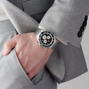 Tag Heuer Formula 1 Chronograph Black Dial Silver Steel Strap Watch for Men - CAZ101E.BA0842