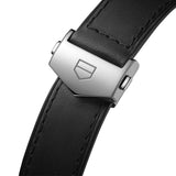 Tag Heuer Carrera Chronograph Black Dial Black Leather Strap Watch for Men - CBN201C.FC6542