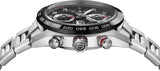 Tag Heuer Carrera Chronograph Black Dial Silver Steel Strap Watch for Men - CBN2A1AA.BA0643