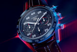 Tag Heuer Carrera Porsche Chronograph Special Edition Black Dial Black Leather Strap Watch for Men - CBN2A1F.FC6492