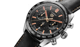 Tag Heuer Carrera Year of The Rabbit Automatic Chronograph Black Dial Black Leather Strap Watch for Men - CBN2A1L.FC6521