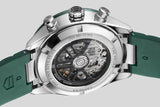 Tag Heuer Carrera Chronograph 44mm Green Dial Green Steel Strap Watch for Men - CBN2A1N.FT6238