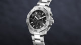 Tag Heuer Aquaracer Professional 200 Date Black Dial Silver Steel Strap Watch for Men - CBP1110.BA0627