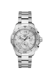 Tag Heuer Aquaracer Professional 200 Date White Dial Silver Steel Strap Watch for Men - CBP1111.BA0627