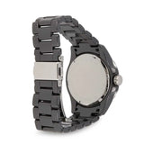 Fossil FB-01 Three-Hand Black Dial Black Ceramic Strap Watch for Women - CE1108