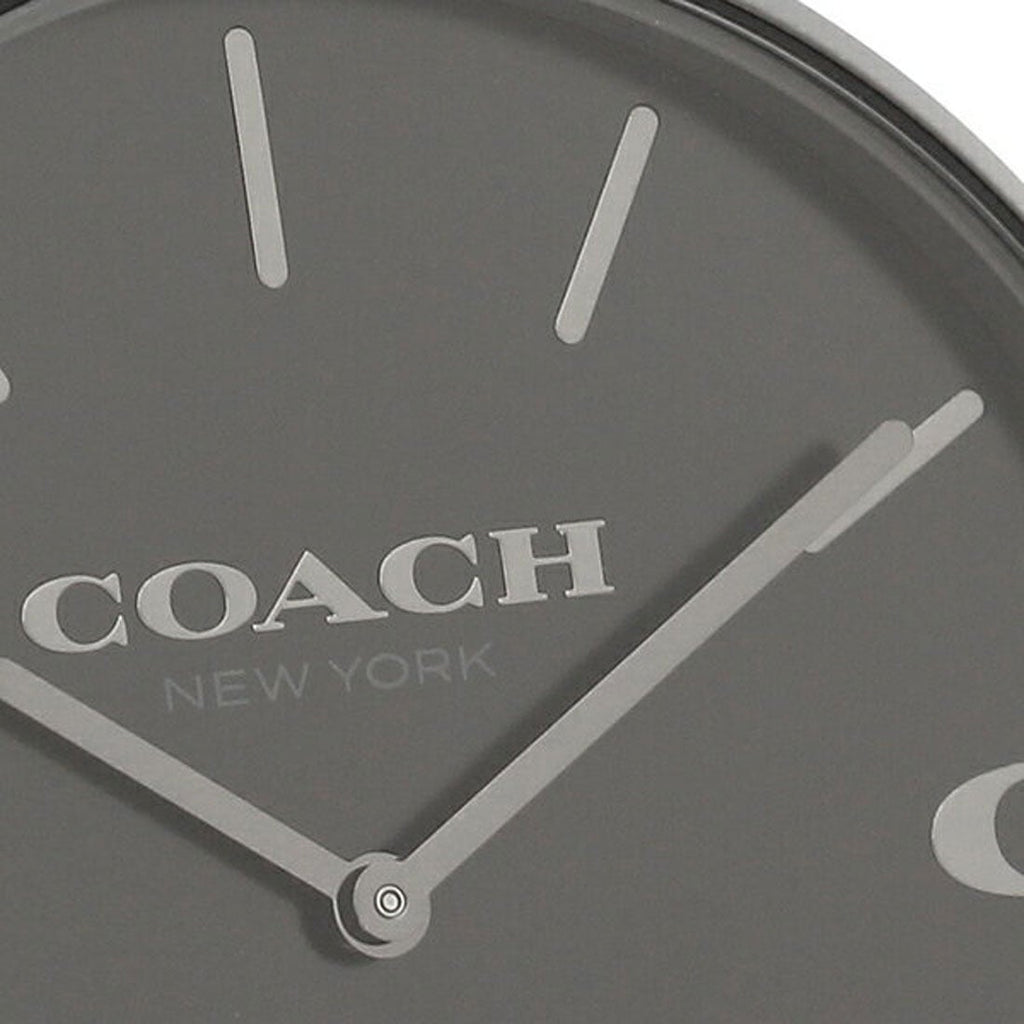 Coach Charles Black Dial Black Steel Strap Watch for Men - 14602431
