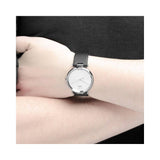 Calvin Klein Sight Silver Dial Black Leather Strap Watch for Men - K1S21120