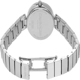 Calvin Klein Authentic White Dial Silver Steel Strap Watch for Women - K8G23146