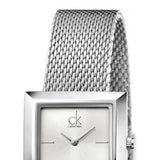 Calvin Klein Mark Silver Dial Silver Mesh Bracelet Watch for Women - K3R23126