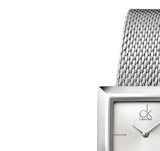 Calvin Klein Mark Silver Dial Silver Mesh Bracelet Watch for Women - K3R23126