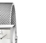 Calvin Klein Mark Silver Dial Silver Mesh Bracelet Watch for Women - K3R23126