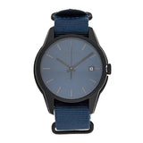 Calvin Klein Tone Blue Dial Blue NATO Strap Watch for Men - K7K514VN