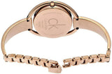 Calvin Klein Impetuos Silver Dial Rose Gold Steel Strap Watch for Women - K4F2N616