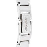 Calvin Klein Drift Black Dial Silver Steel Strap Watch for Women - K6S2N111