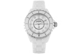 Chanel J12 Diamonds Quartz Ceramic White Dial White Steel Strap Watch for Women - J12 H2422