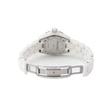 Chanel J12 Quartz Diamonds White Dial White Steel Strap Watch for Women - J12 H5703