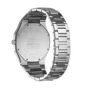 D1 Milano Ultra Thin Moss Green Dial Silver Steel Strap Watch for Men - D1-UTBJ06