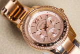 Fossil Stella Sport Multifunction Rose Gold Dial Rose Gold Steel Strap Watch for Women - ES5106