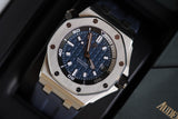 Audemars Piguet Royal Oak Offshore Diver Blue Dial Blue Rubber Strap Watch for Men - 15720ST.OO.A027CA.01