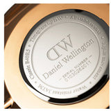 Daniel Wellington Classic Oxford White Dial Two Tone NATO Strap Watch For Men - DW00100001