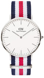 Daniel Wellington Classic Canterbury White Dial Two Tone Nylon Strap Watch For Men - DW00100016