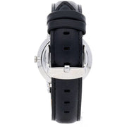 Daniel Wellington Dapper Sheffield White Dial Black Leather Strap Watch For Women - DW00100096