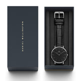 Daniel Wellington Classic Reading Black Dial Black Leather Strap Watch For Men - DW00100135