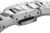 Daniel Wellington Iconic Link White Dial Silver Steel Strap Watch for Women - DW00100203
