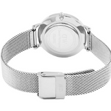 Daniel Wellington Petite Sterling Quartz White Dial Silver Mesh Bracelet Watch For Men - DW00100306