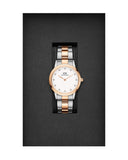 Daniel Wellington Iconic Link White Dial Two Tone Steel Strap Watch For Women - DW00100359
