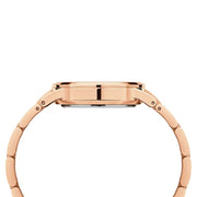 Daniel Wellington Iconic Link Emerald Green Dial Rose Gold Steel Strap Watch For Women - DW00100421