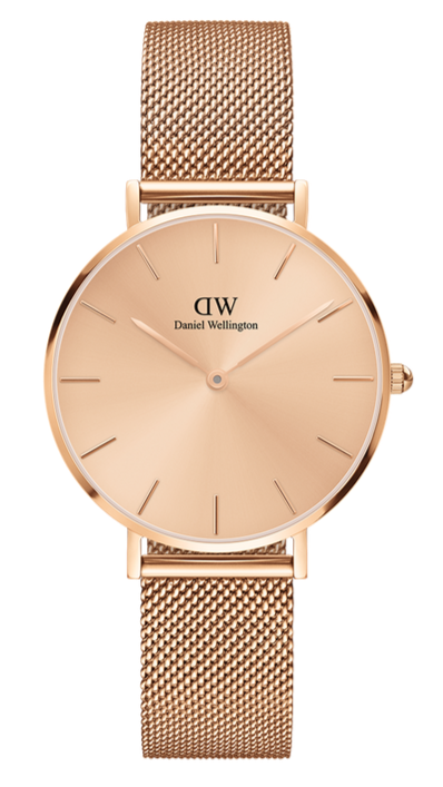 Strap Jam Dw Jam Dw Gold Daniel Wellington Petite Rose Gold Dial