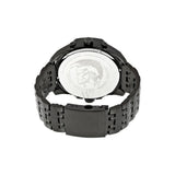 Diesel Uber Chief Chronograph Red Dial Black Steel Strap Watch For Men - DZ7373