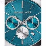 Michael Kors Runway Quartz Blue Dial Silver Steel Strap Watch For Women - MK5953