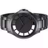 Armani Exchange Hampton Chronograph Grey Dial Grey Steel Strap Watch For Men - AX2188