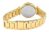 Guess Park Ave South Analog White Dial Gold Steel Strap Watch For Women - W0767L2